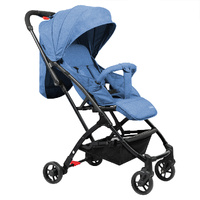  Baby Stroller Kids Pram Push Blue