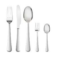  Cutlery Set Stainless Steel 30PCS Silver