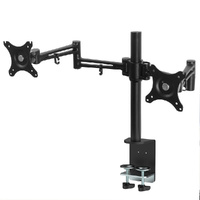 Monitor Arm Dual Desk Mount Screen Holder Bracket