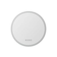 Bluetooth LED Wall Mirror With Light 50CM Bathroom Decor Round Mirrors