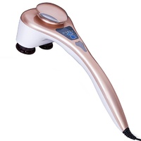 Portable Handheld Massager Soothing Heat Stimulate Blood Flow Shoulder 4 Heads