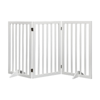  Wooden Pet Gate Dog Fence Safety White 400x 3MM