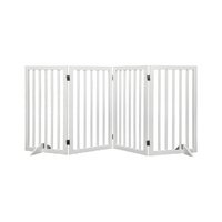  Wooden Pet Gate Dog Fence Safety White 800x 3MM