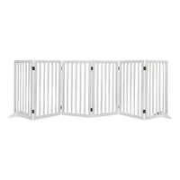  Wooden Pet Gate Dog Fence Safety White 10 Pack