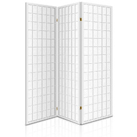 Room Divider Screen Wood Timber Dividers Fold Stand Wide White 3 Panel