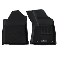 Car Rubber Floor Mats Compatible For Toyota Hilux Dual Cab 2015-2022