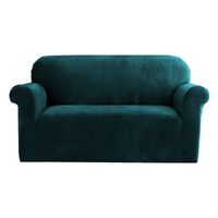 Sofa Cover Couch Covers 2 Seater Velvet Agate Green