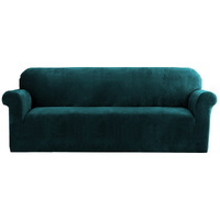 Sofa Cover Couch Covers 4 Seater Velvet Agate Green