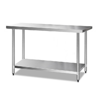 1524 x 610mm Commercial Stainless Steel Kitchen Bench 