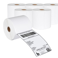 6 Rolls Direct Thermal Labels Barcode