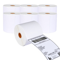 6 Rolls Direct Thermal Labels Barcode