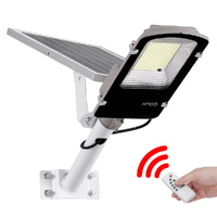 Leier 386 LED Solar Street Light Flood Motion Sensor Remote 