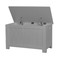  Kids Toy Box Storage Chest Cabinet Grey