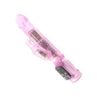  Rabbit Vibrator Multi Speed Rotating Pink