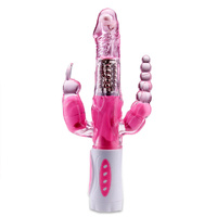  Rabbit Vibrator Masturbator Adult Brown