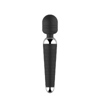  Clitoral Stimulator Wand Vibrator Black