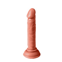 Crystal Dildo Dong Realistic Penis Cock Brown 15cm