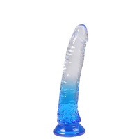  Dildo Dong Realistic Penis Cock Blue 20cm