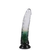  Dildo Dong Realistic Penis Cock Green 20cm