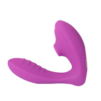  Sucking Vibrator Oral Tongue Clit Purple