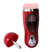  Vibrator Male Masturbation Cup Red