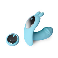  Rabbit Vibrator Wireless Control Blue