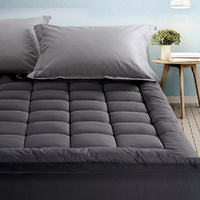 Mattress Topper Pillowtop Bamboo Charcoal Single