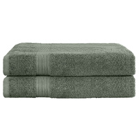 2 Pack Bath Sheets Set Cotton Extra Large Towel Green