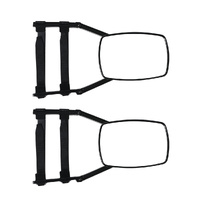 2x Towing Mirrors Universal Fit Strap