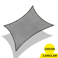 Outdoor Awning Cloth Sun Shades Sail Charcoal 180