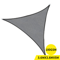 Outdoor Awning Cloth Sun Shades Sail Charcoal 180