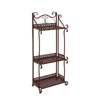  Plant Stand 3 Tiers Outdoor Indoor Bronze