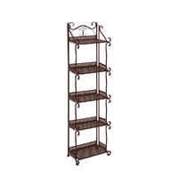  Plant Stand 5 Tiers Outdoor Indoor Bronze