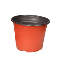  100x Plastic Plant Pots Bulk Flowers Medium