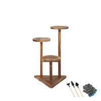  3-Tier Plant Stand Wood Wooden