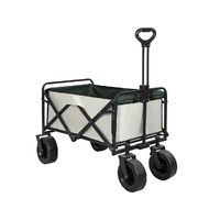  Garden Camping Trolley Outdoor Beige