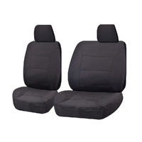 Seat Covers for MAZDA BT-50 B22P/Q-B32P/Q UP SERIES 10/2011 ? 2015 SINGLE CAB CHASSIS FRONT BUCKET + _ BENCH CHARCOAL CHALLENGER