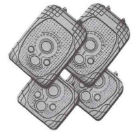 SPECTRUM 4-Piece Car Mat - GREY