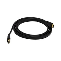 PRO2 1MT HDMI CABLE PRO2 FLAT DESIGN HIGH SPEED LEAD WITH ETHERNET & ARC