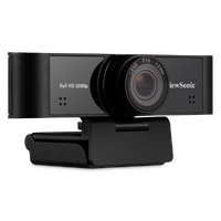 VIEWSONIC 1080p ultra-wide USB camera with built-in microphones compatible - Windows and Mac