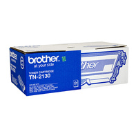 Brother TN-2130 Mono Laser Toner- Standard, HL-2140/2142/2150N/2170W, DCP-7040, MFC-7340/7440N/7840W- Up to 1500 pages