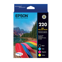 EPSON 220 4 Ink Value Pack