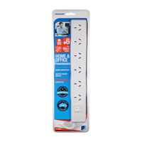 JACKSON 6 Way Powerboard 90cm