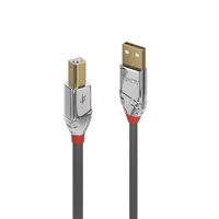 LINDY 3m USB2 A-B Cable Cromo Line