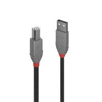 LINDY .5m USB2 A-B Cable Anthra Line