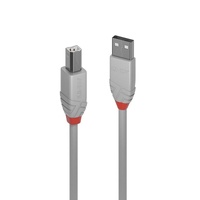 LINDY 1m USB2 A-B Cable Grey