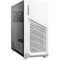 ANTEC DP502 FLUX White High Airflow, ATX, Tempered Glass with 3x Fans in Front, 1x Rear, 1x PSU Shell (Reverse Fan blade) Gaming Case