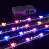 CORSAIR Lighting Node PRO with 4x RGB LED Strips and Controller. 2x RGB FAN Hub