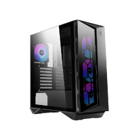 MSI MPG GUNGNIR 110R Mid-Tower Case, Supports ATX / M-ATX / Mini ITX, 2x USB 3.2, 1x USB-C, 1x HD Audio, 1x Mic, ATX Power Supply