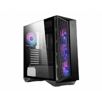 MSI only) MSI MPG GUNGNIR 111R Mid-Tower Case, Supports ATX / M-ATX / Mini ITX, 2x USB 3.2, 1x USB-C, 1x HD Audio, 1x Mic, ATX Power Supply